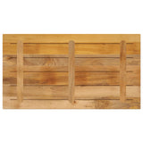 Table Top 120x70x2,5 cm Rectangular Solid Wood Rough Mango 371348