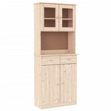 Highboard ALTA 77x35x188 cm Solid Wood Pine 3187775