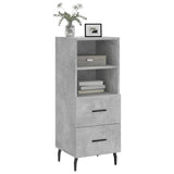 Sideboard Concrete Grey 34.5x34x90 cm Engineered Wood 828688