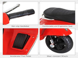 Kids Ride On Motorcycle, 6V, W/LED Lights-Red T3398P348151