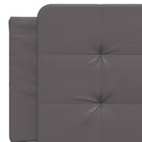 Bed Frame with LED without Mattress "Zadar" Grey 160x200 cm 3214120