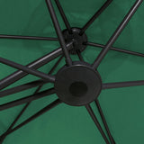 Garden Parasol with Steel Pole 300 cm Green 47312