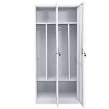 Wardrobe Light Grey 80x50x180 cm Steel 335967