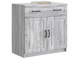 Sideboard Grey Sonoma 66 x 34.5 x 87 cm Engineered Wood 895791