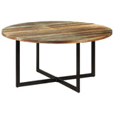 ZNTS Dining Table 150x75 cm Solid Wood Reclaimed 337074