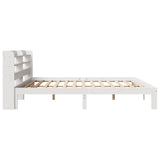 Bed Frame with Headboard without Mattress White 180x200 cm Super King 3306795