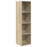 805492 Wall-mounted TV Cabinet Sonoma Oak 37x37x142,5 cm Engineered Wood