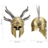 Greek Warrior Helmet Antique Replica LARP Brass Steel 286223