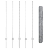 Welded Wire Fence 10 x 1.2 m Hot-Dip Galvanised Steel 3336968