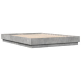 Bed Frame without Mattress Concrete Grey 160x200 cm 3209845