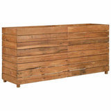Raised Bed 150x40x72 cm Recycled Teak Wood and Steel 47429