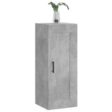 Wall Mounted Cabinet Concrete Grey 34.5x34x90 cm Engineered Wood 830512