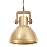 Industrial Hanging Lamp 25 W Brass Round 30 cm E27 320533