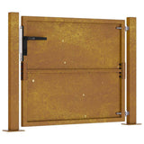 Garden Gate 100x100 cm Corten Steel 153203