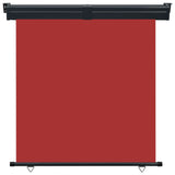 ZNTS Balcony Side Awning 175x250 cm Red 48439