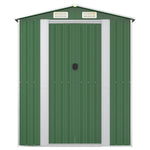 Garden Shed Green 192x689x223 cm Galvanised Steel 3147433