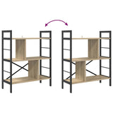 Bookshelf Sonoma Oak 75 x 30 x 91 cm Engineered Wood 883971