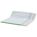 Mattress Topper White and Green 180 x 200 x 6 cm Jaquard Fabric 4106163