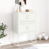 Sideboard White 68.5x38.5x107 cm Steel 846487
