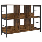 Bookshelf Smoked Oak 102 x 32 x 72.5 cm Engineered Wood 884014