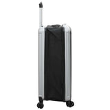 Suitcase Folding with Lock Silver 50 x 30 x 76 cm ABS Plastic 42006236