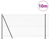 Welded Wire Fence with Concrete Base 10 x 1.2 m 3353625