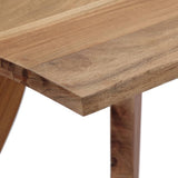 Dining Table 120x58x76 cm Solid Acacia Wood 247978