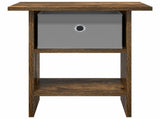 Bedside Table 2 pcs Smoked Oak 41 x 40 x 45 cm Engineered Wood 8000445