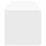 Wall-Mounted TV Cabinet High Gloss White 78.5 x 31 x 30 cm 898379