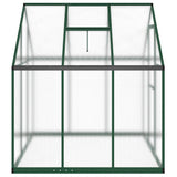 Greenhouse with Base Frame Green 169x169x195 cm Aluminium 4005829