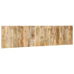 ZNTS Headboard 200 cm Solid Rough Wood Mango 4017515