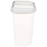 Garbage Bin White 49.5 x 30 x 46.5 cm PP 42033397