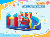 Kids Bouncy Castle, with Slide, Pool, Trampoline, Climbing Wall, Blower T3398P555814