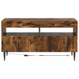 LED TV Cabinet Smoked Oak Engineered Wood 896560
