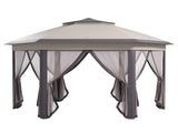 3 x 4m Garden Gazebo Hexagon Pop Up Gazebo Party Tent Canopy Double Roof Instant Shelter with T3398P315420