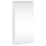 Corner Bathroom Mirror Cabinet White 30x24x60 cm 357977