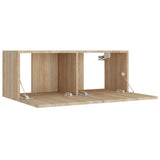 8 Piece TV Cabinet Set Sonoma Oak Engineered Wood 3114216
