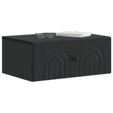 Wall-Mounted Bedside Cabinet 2 pcs Black 49 x 34.5 x 20 cm 898108