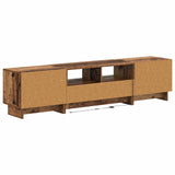 5 Piece LED TV Cabinet Old Wood Engineered Wood 3416427
