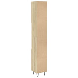 Bathroom Cabinet Sonoma Oak 30x30x190cm Engineered Wood 849668
