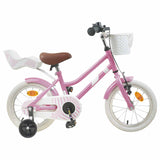 Kids Bike 12 Inches for 2-4 Years Old Light Pink 42009221