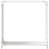 Firewood Rack White 90x28x90 cm Cold-rolled steel 864216