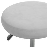 Office Swivel Chair Light Grey Velvet 333174
