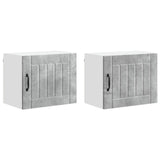 Wall Cabinet LUCCA 2 pcs Concrete Grey 50 x 31 x 40 cm 884901