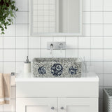 Countertop Basin Multicolour Rectangular 46x35.5x13 cm Ceramic 155074