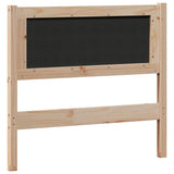 Headboard Other Brown and light grey 90 cm Solid pine wood 879029