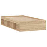 Bed Frame without Mattress Sonoma Oak 90x200 cm 3203826