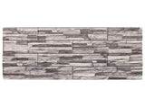 Wall Panels 10 pcs Dark Grey and Light Grey 100 x 50 cm 42046641