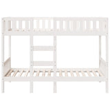 Bunk Bed White 75x190 cm Solid Wood Pine 3308608