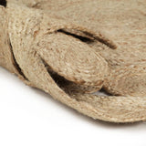 Handmade Rug Braided Jute 120 cm 133714